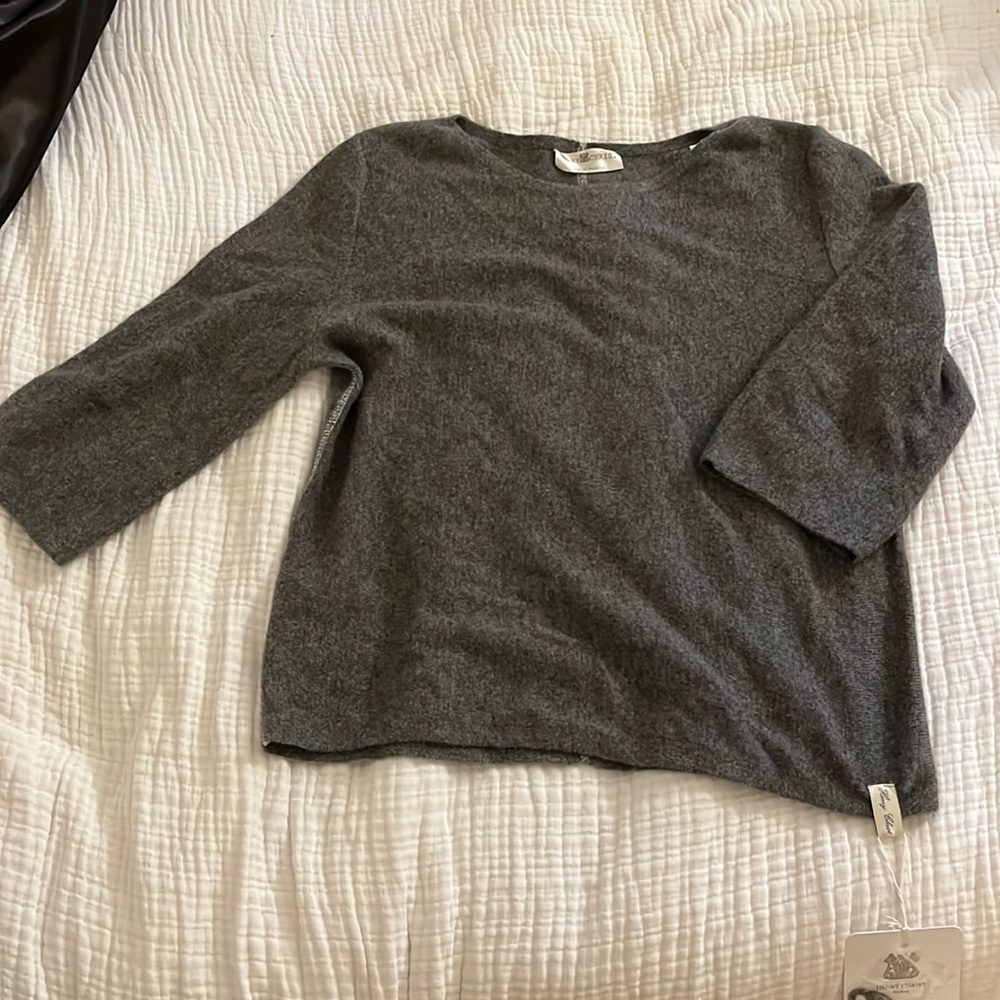 100% cashmere Henry Christ sweater shirt